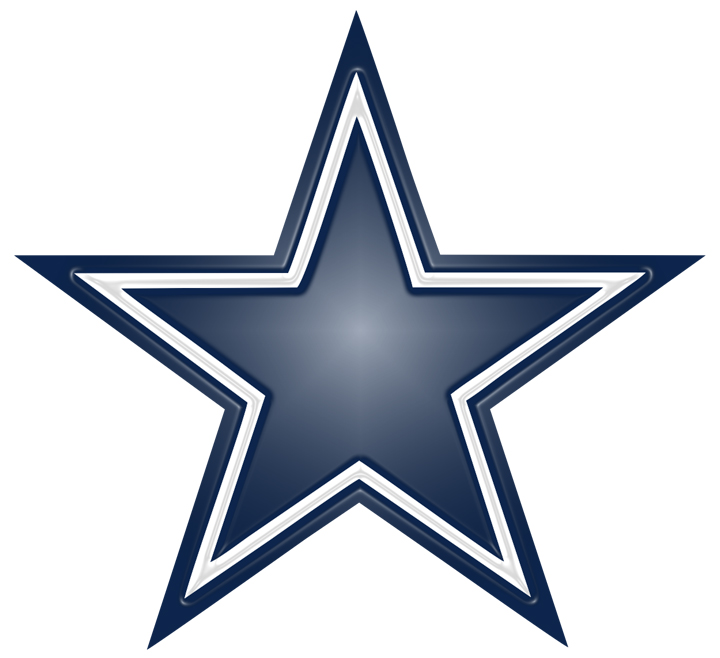 Dallas Cowboys Plastic Effect Logo iron on paper